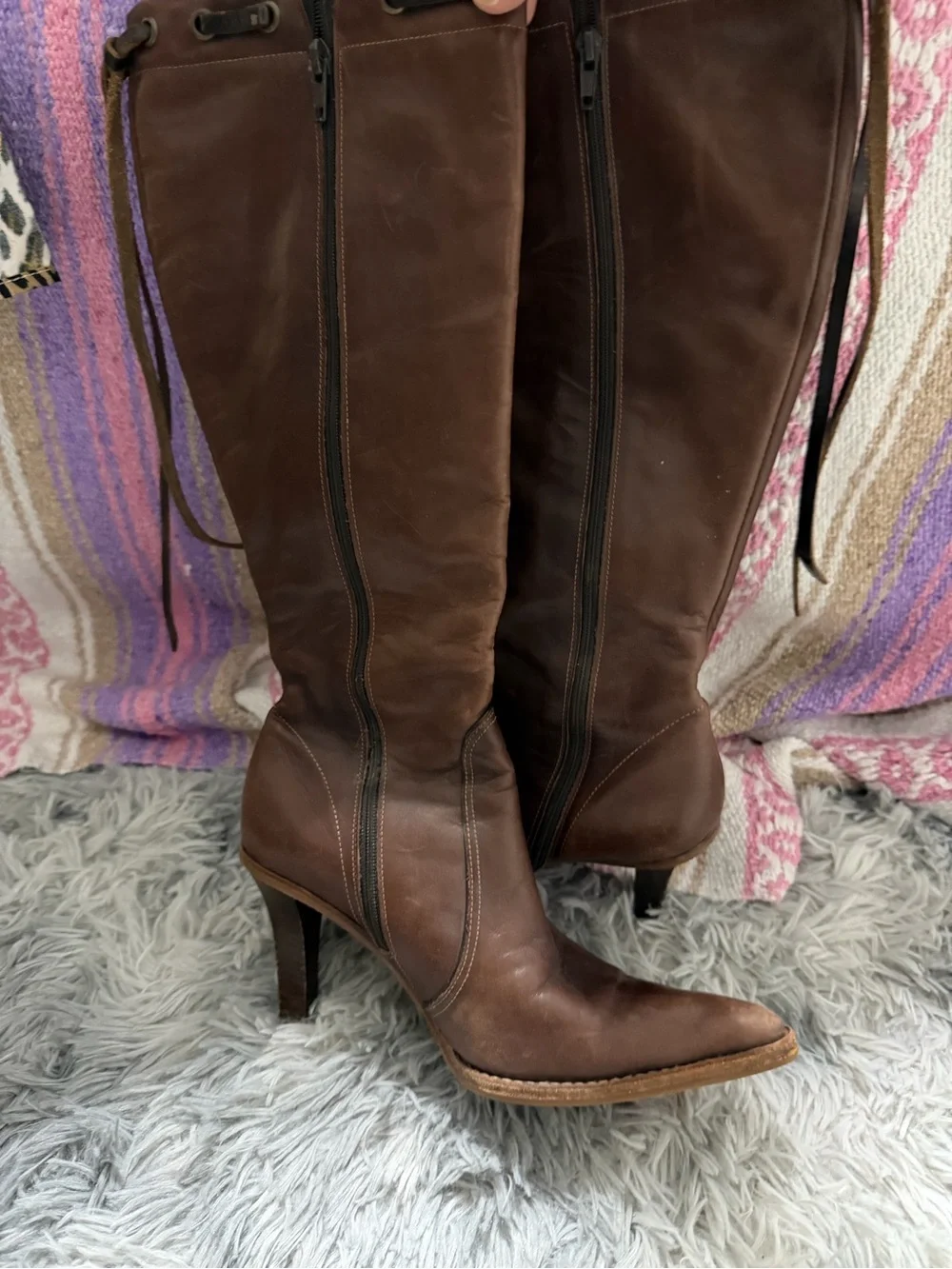 Coach tall leather